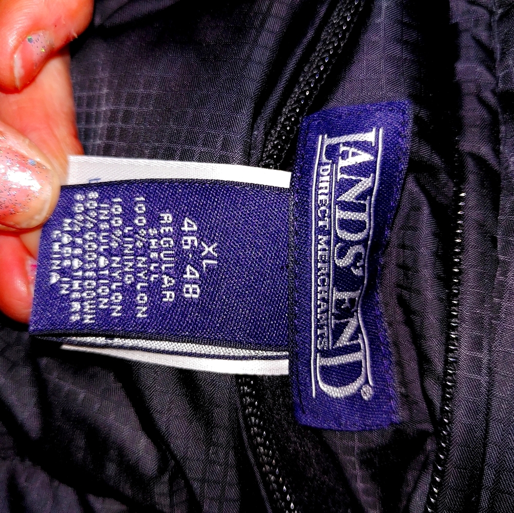 Mens goose down filled vest